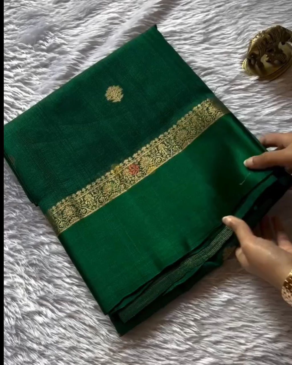 Emerald Silk Saree