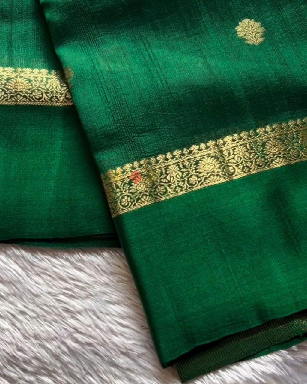Emerald Silk Saree