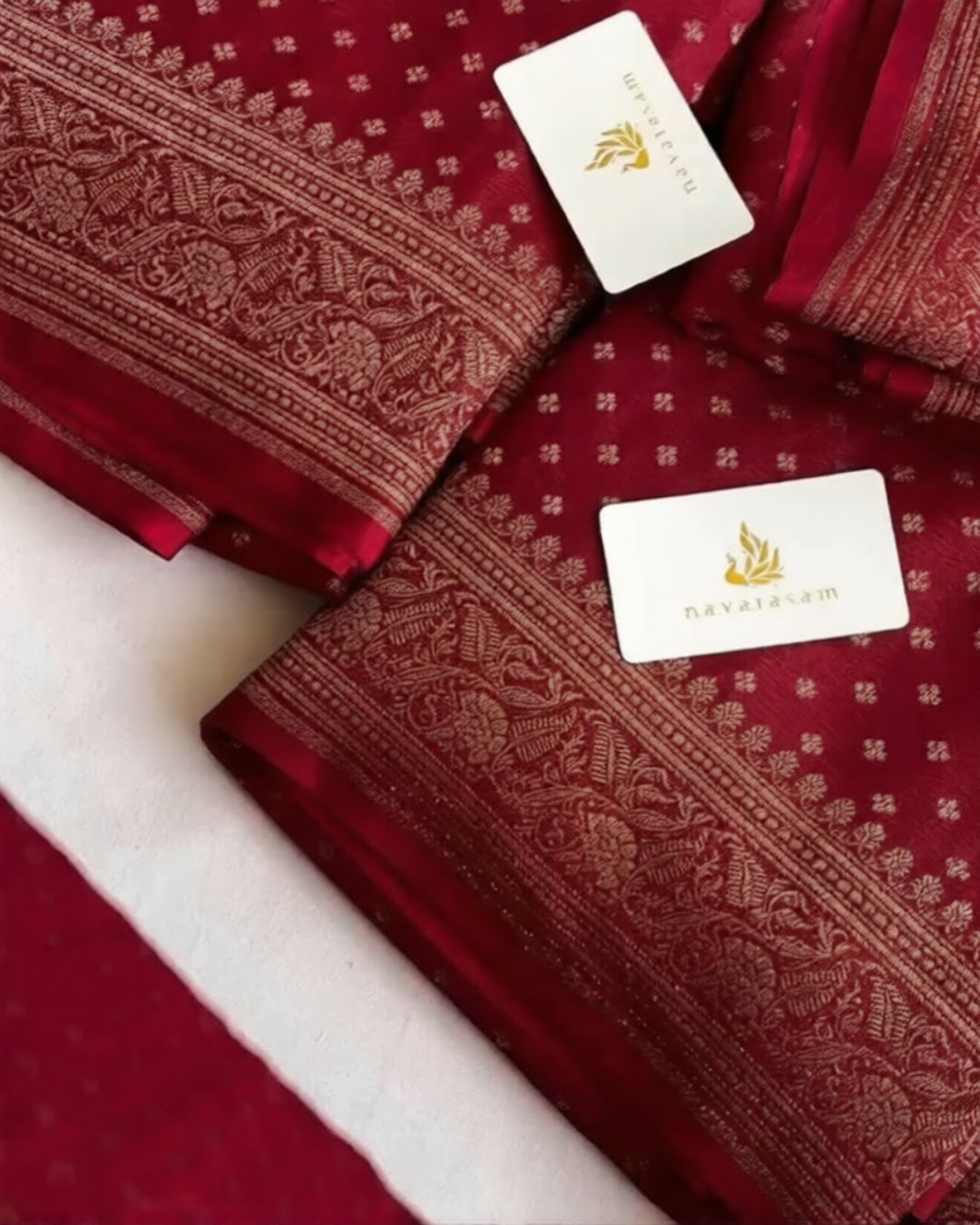 Red Banarsi Silk Saree