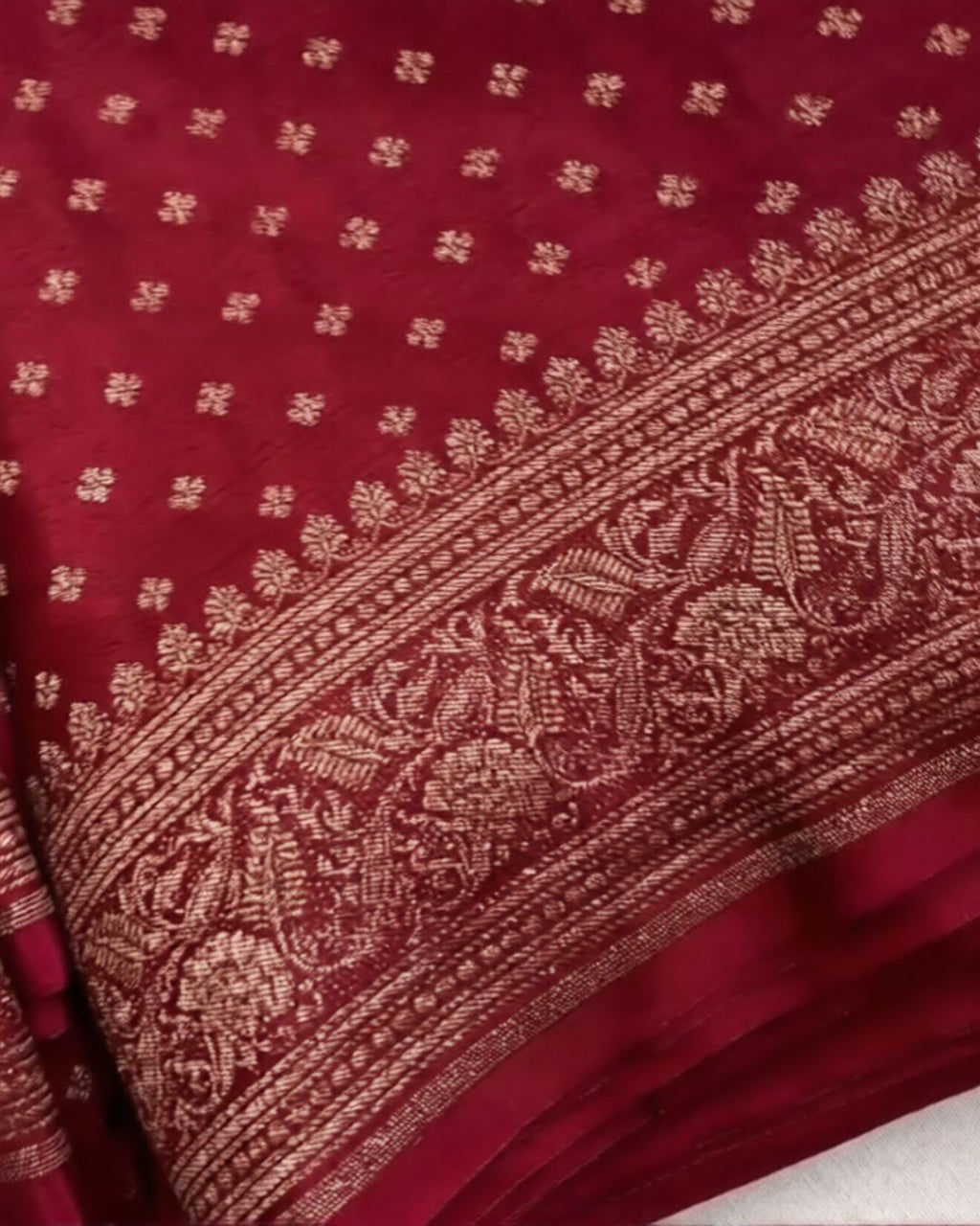 Red Banarsi Silk Saree
